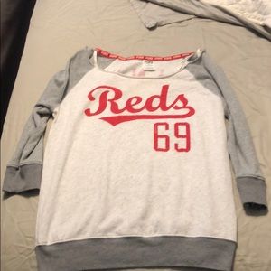 3/4 sleeve Cincinnati reds shirt